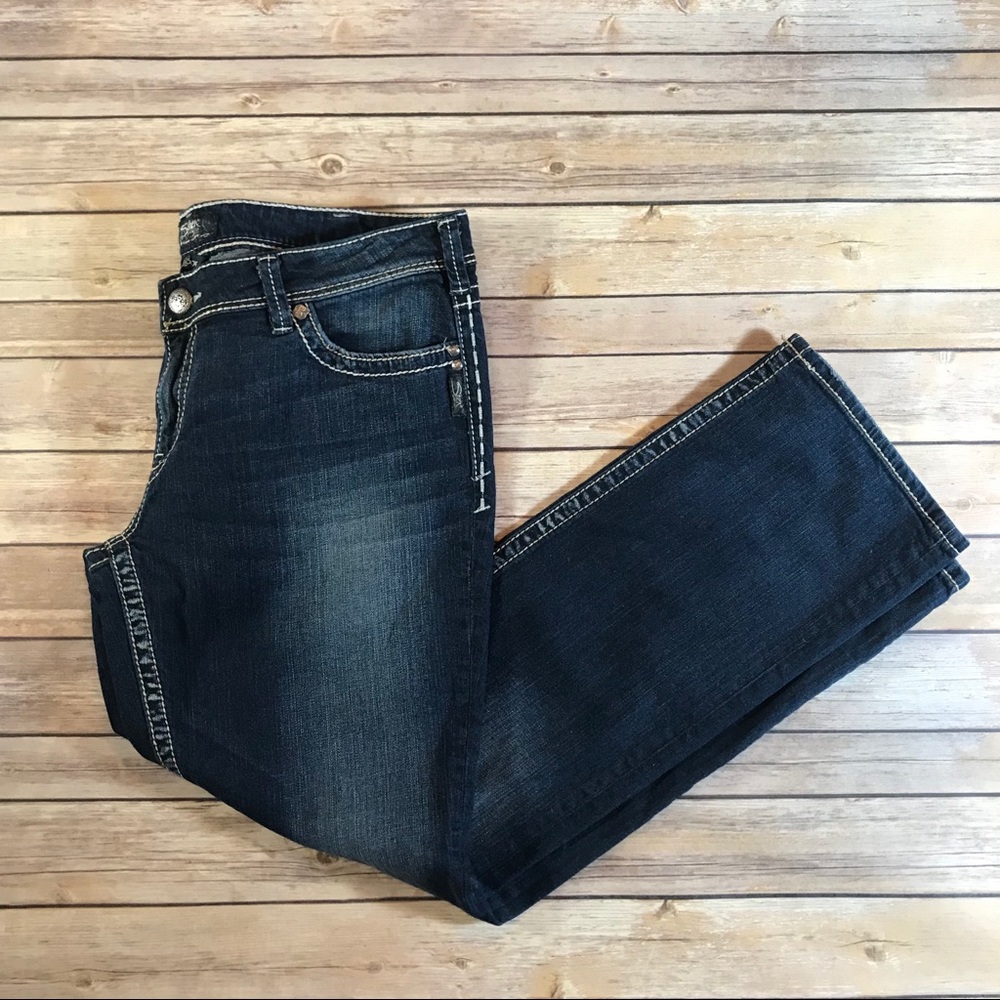 Silver Aiko Baby Boot Jeans
